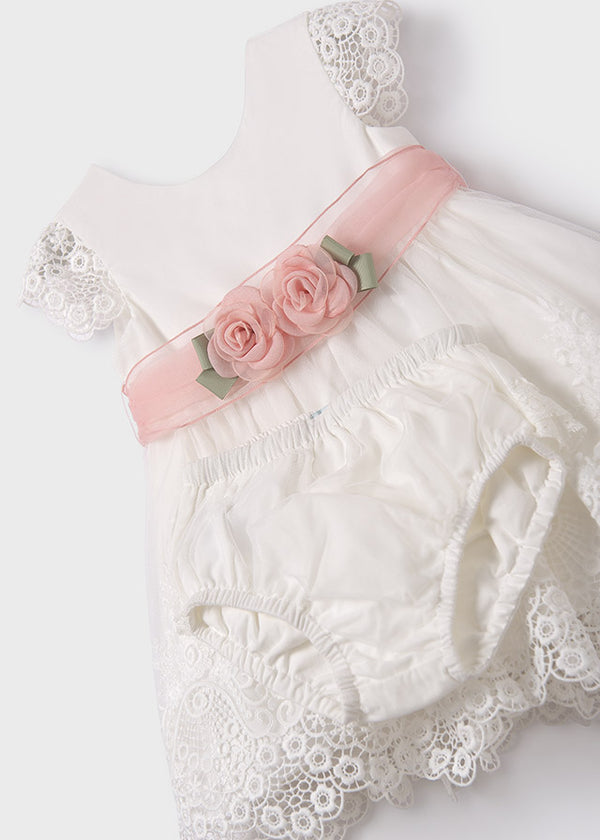 Embroidered Guipure Tulle Dress, front