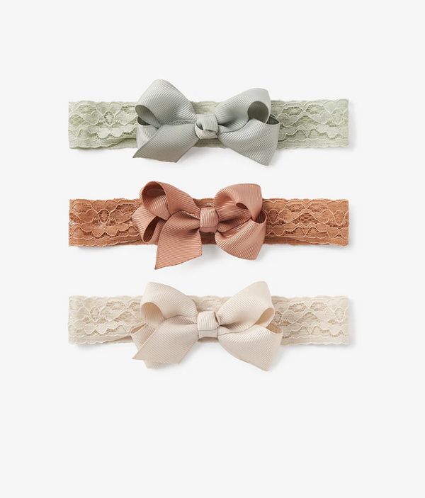Lacey Bow Set: Neutral - The Gray Dragon