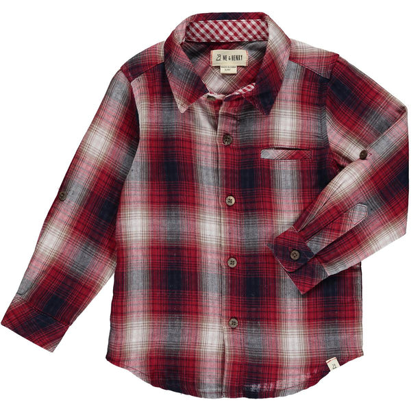 Atwood Red/Navy Plaid Shirt