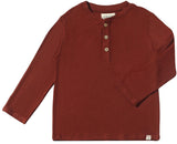 Adams Ribbed Henley Long Sleeve Shirt - Various Colors