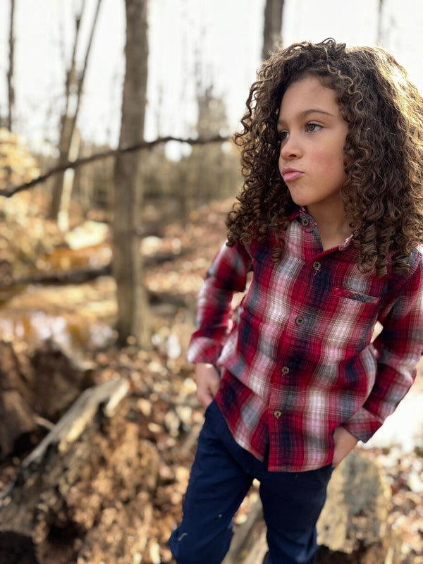 Atwood Red/Navy Plaid Shirt