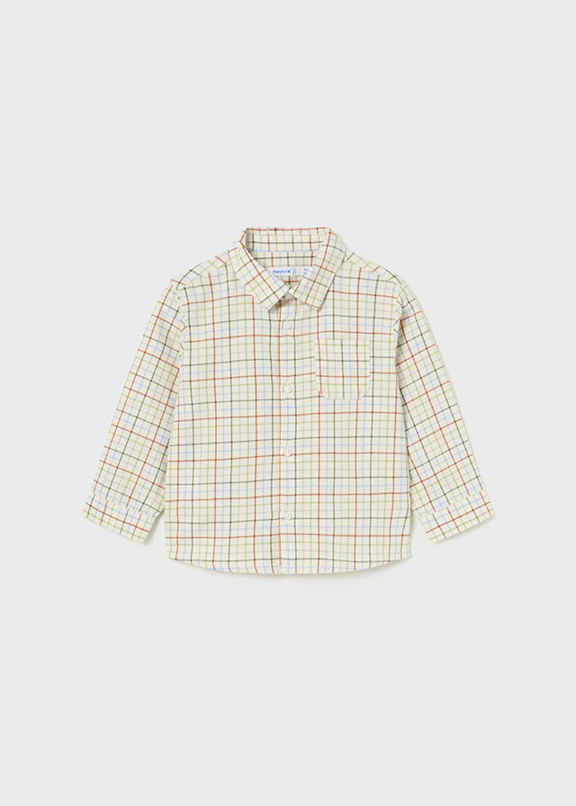 Long Sleeve Checkered Shirt