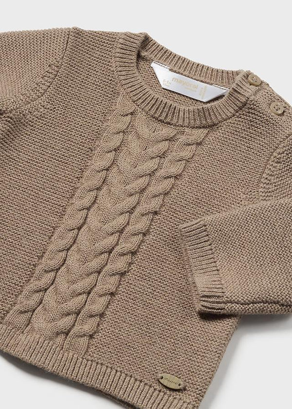 Textured Cable Knit Jumper