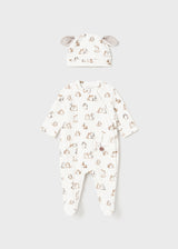 Bunny Dungaree and Hat Set