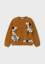 Intarsia Dalmatian Sweater