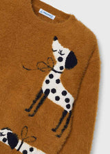 Intarsia Dalmatian Sweater