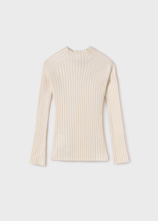 Knit mockneck - Milk