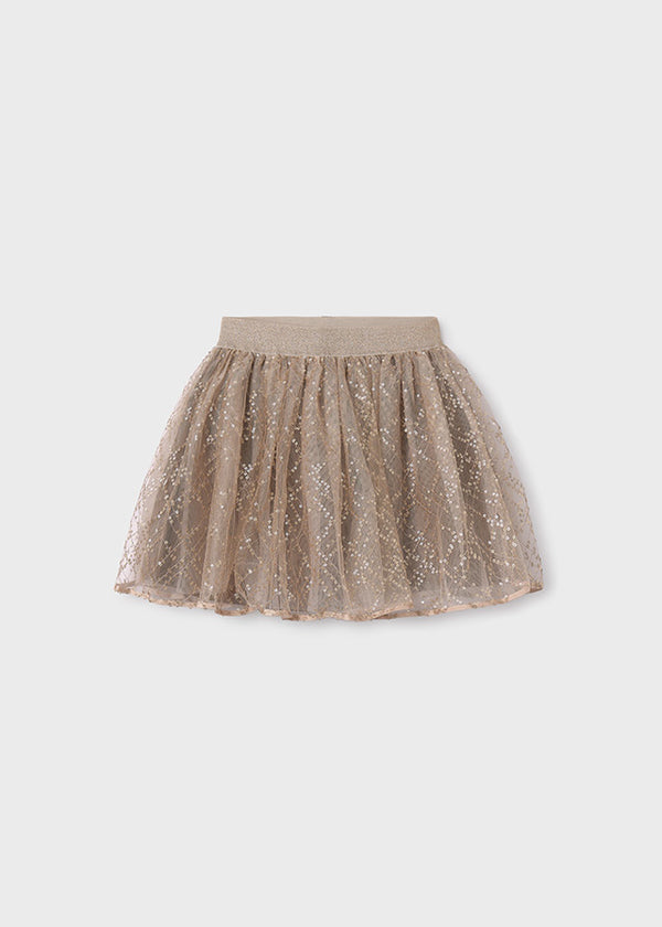 Golden Tulle Skirt