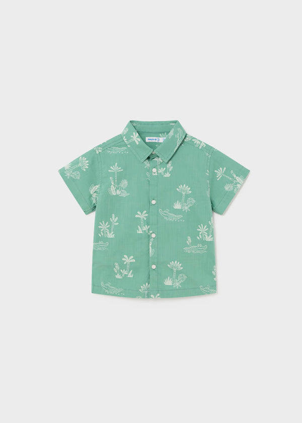 Short Sleeve Happy Crocodile Shirt