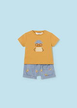 Short and shirt set, with duckie detailing.