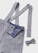 Baby 2-piece set bow tie shirt, Navy Mix