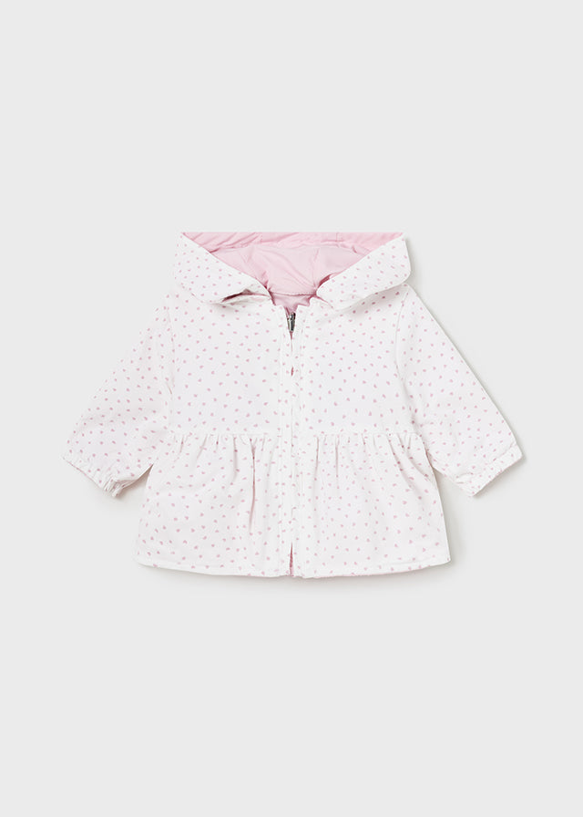 Reversible Windbreaker, Rose, Inside Details (heart polka dots)