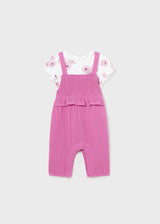 Newborn 2-piece set long dungaree Better Cotton