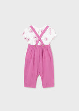 Newborn 2-piece set long dungaree Better Cotton