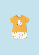 4-Piece T-Shirt & Short Set - Quack, Quack!