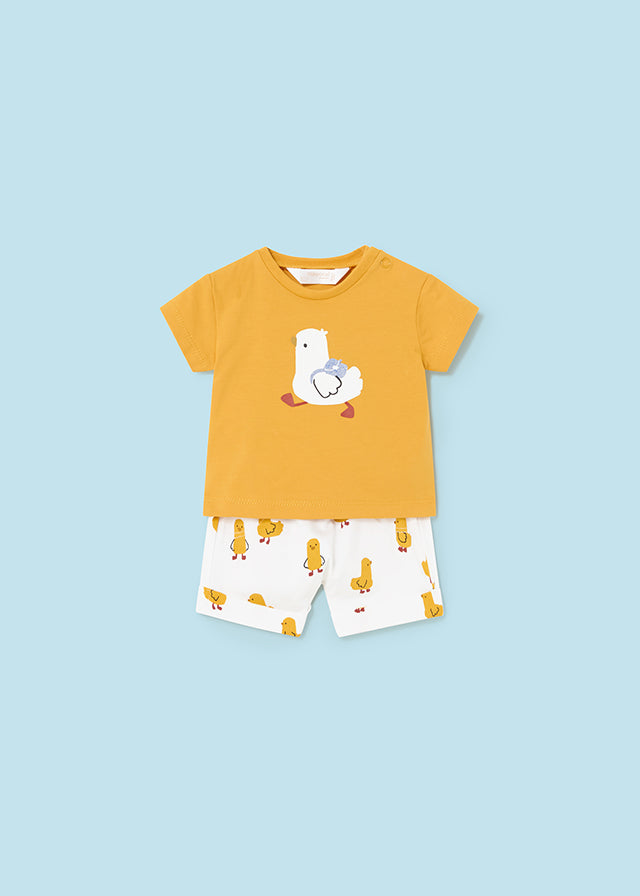 4-Piece T-Shirt & Short Set - Quack, Quack!