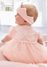 Baby Tulle Romper with Crown