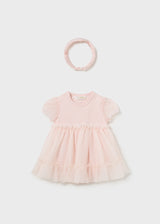 Baby Tulle Romper with Crown