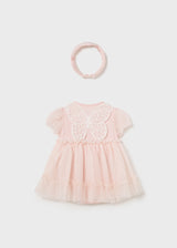 Baby Tulle Romper with Crown