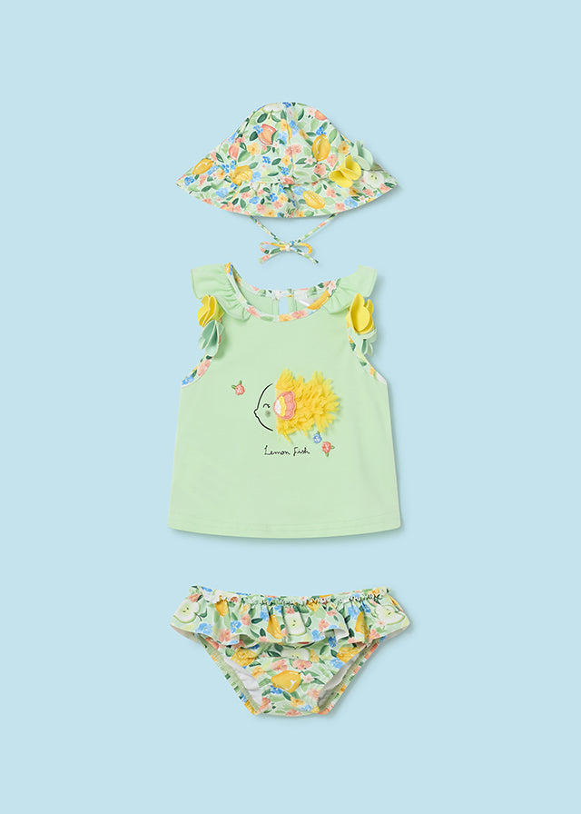 Baby Girl 3-Piece Swim Set