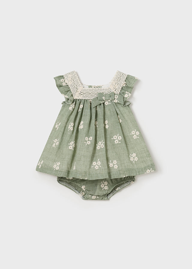 Newborn Dress and Bloomer Set