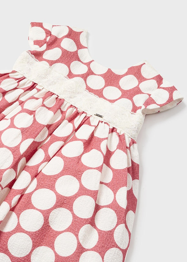 Baby Jacquard Dress Polka Dots