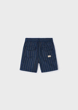 Boys Striped Linen Shorts