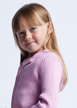 Girls ribbed cardigan LENZING™ ECOVERO™ Viscose