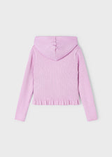 Girls ribbed cardigan LENZING™ ECOVERO™ Viscose