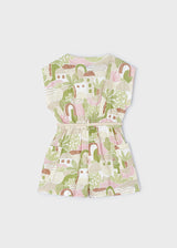 Girls Printed Romper