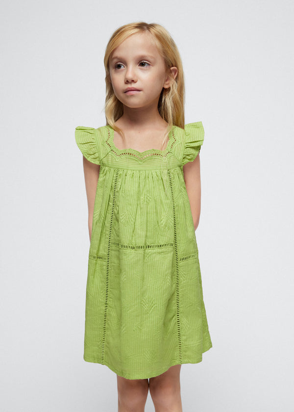 Girls Embroidered Dress, Better Cotton