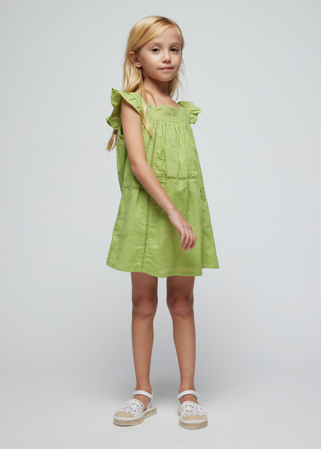 Girls Embroidered Dress, Better Cotton