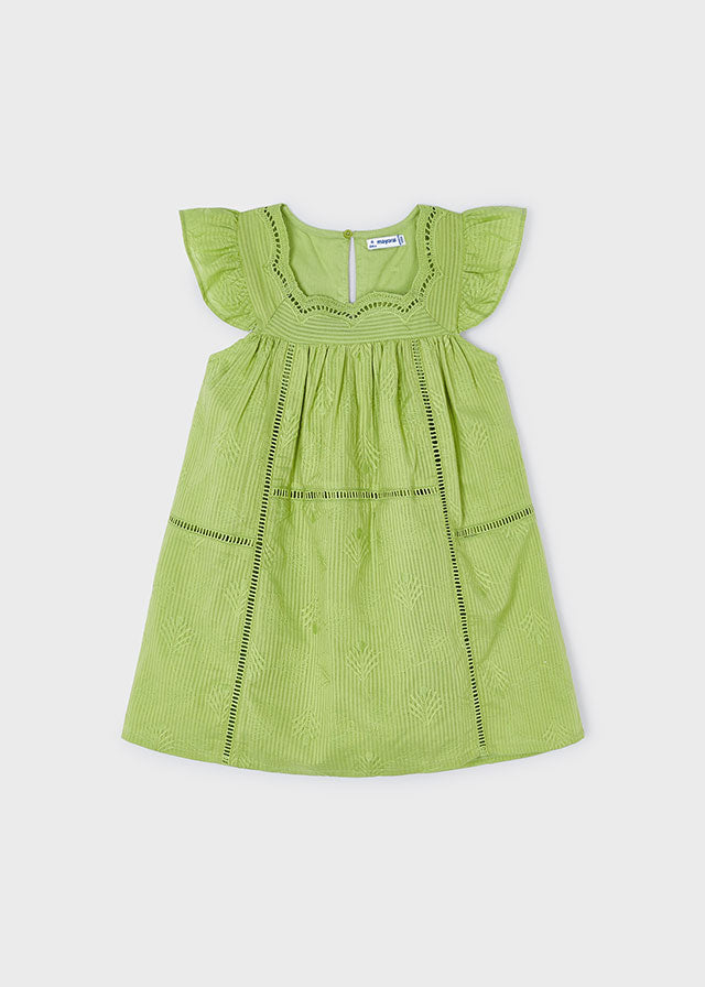 Girls Embroidered Dress, Better Cotton