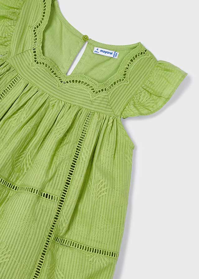 Girls Embroidered Dress, Better Cotton