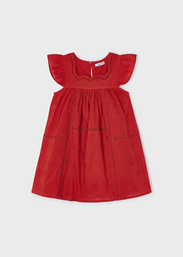 Girls Embroidered Dress, Better Cotton