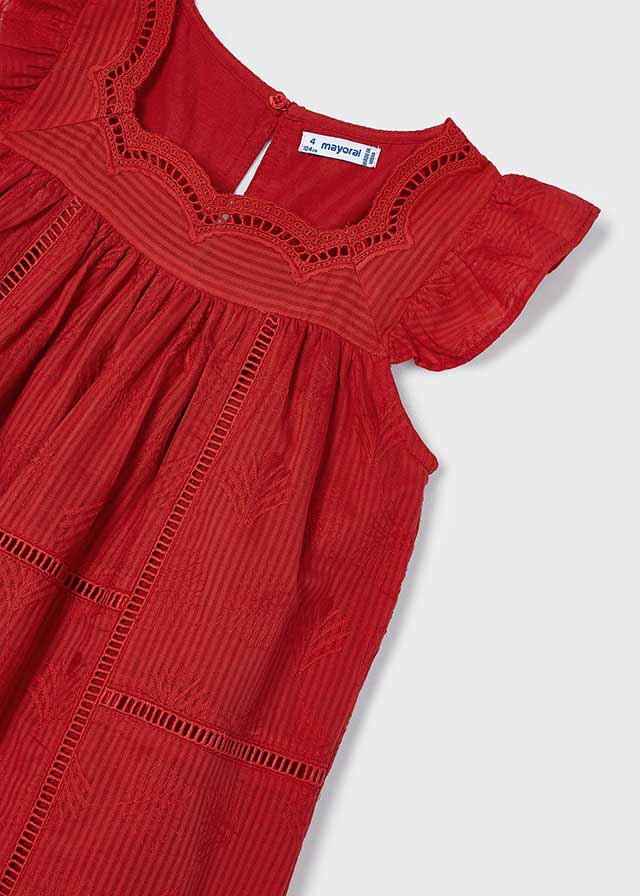 Girls Embroidered Dress, Better Cotton