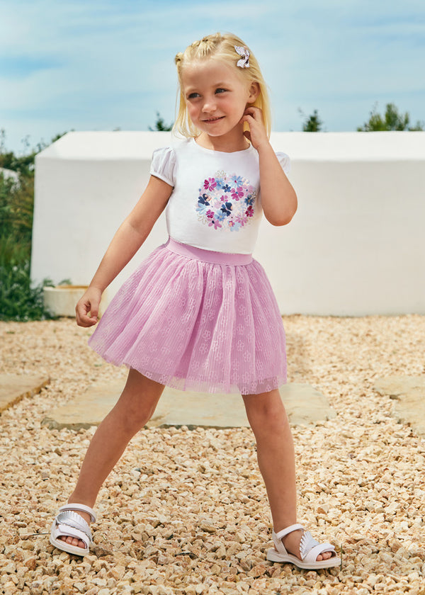 Girls 2-piece Tulle skirt set