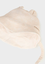 Newborn Reversible Linen Bucket Hat