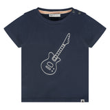 T-Shirt Short Sleeve - Indigo Guitar