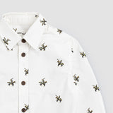 Knight Print Button Down Shirt