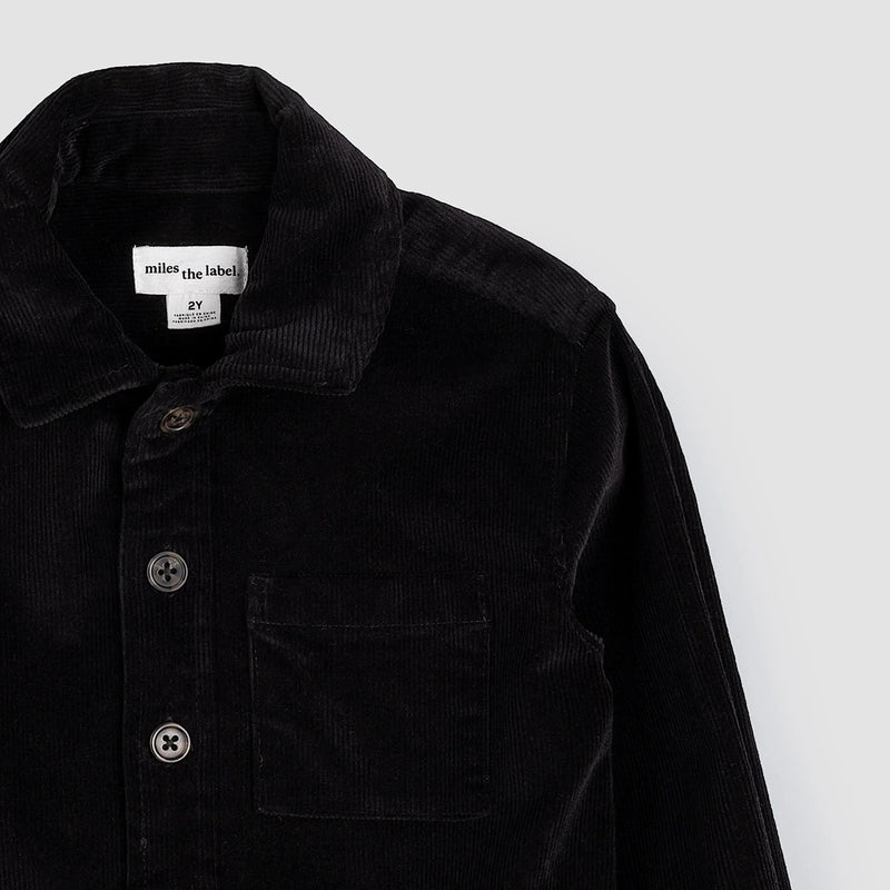 Black Corduroy Shirt