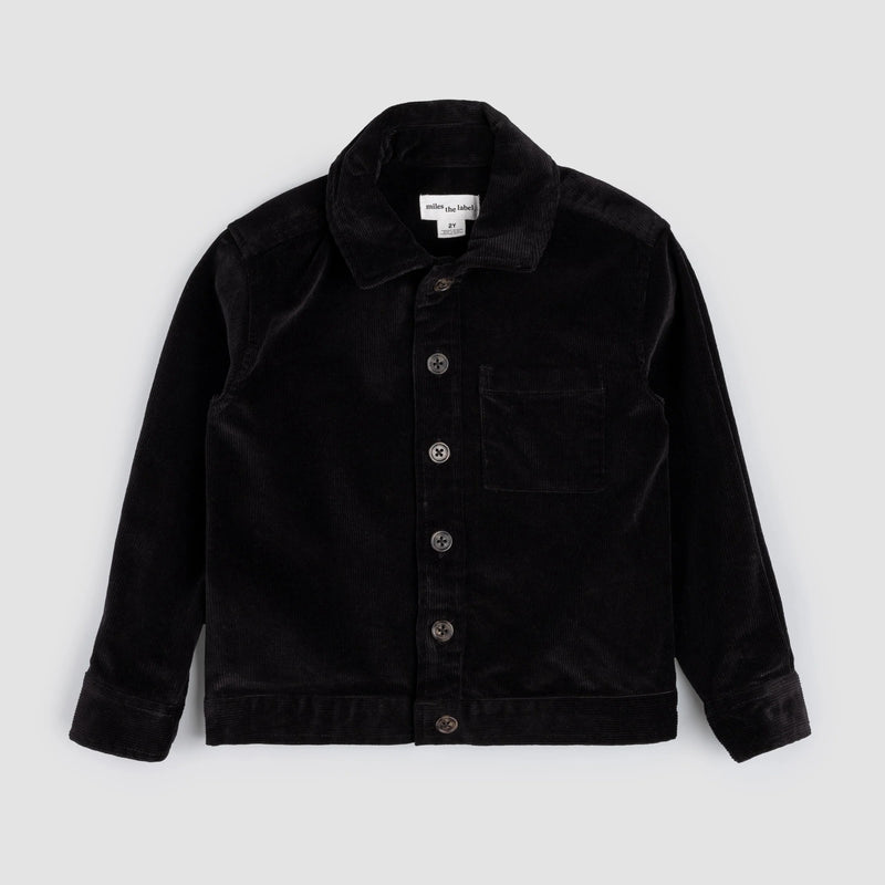 Black Corduroy Shirt