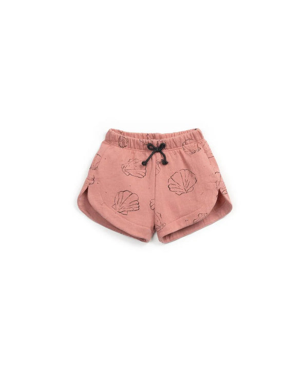 Seashell Printed Fleece Shorts