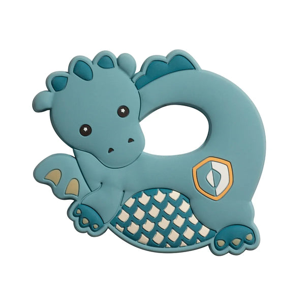 Demitri Dragon Silicone Teether - The Gray Dragon