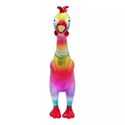 Tie-Dye Mini Rubber Chicken