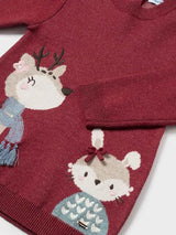 Knit Reindeer & Bunny Dress