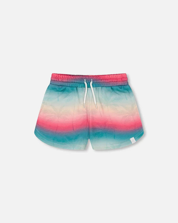 French Terry Short, Tie Dye Wave