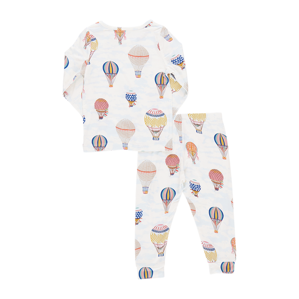 Kids Bamboo Pajama Set - Hot Air Balloons