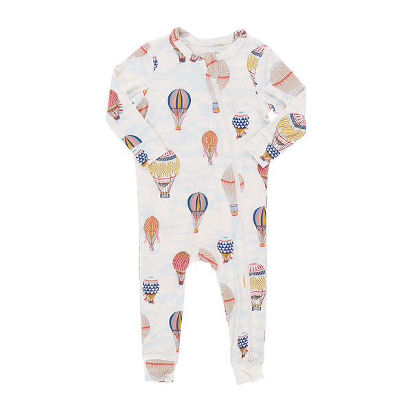 Baby Bamboo Romper - Hot Air Balloons