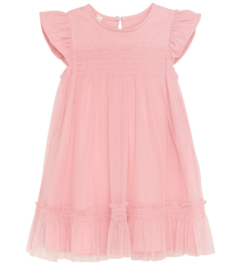 Rose Creamie Mesh Dress